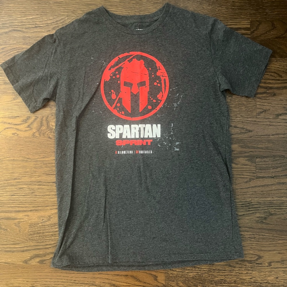 Spartan Sprint Finisher Gray Men's T-Shirt